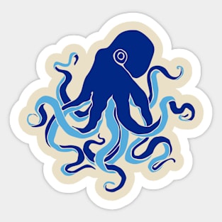 Deep octopus Sticker